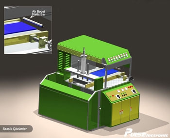 Vakum Şekillendirme Makinasında Statik Uygulaması